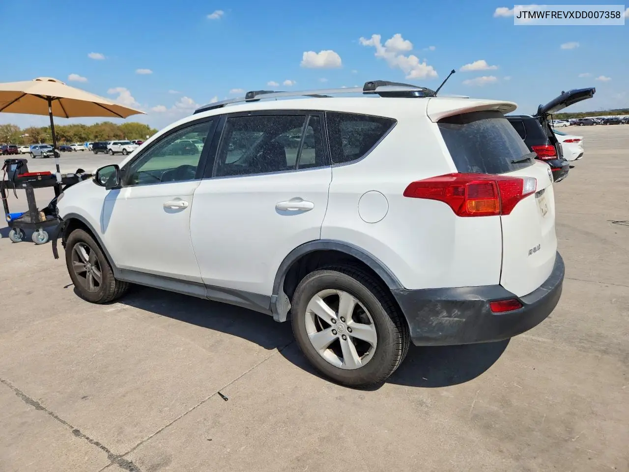 2013 TOYOTA RAV 4 VIN JTMWFREVXDD007358 — фото 2