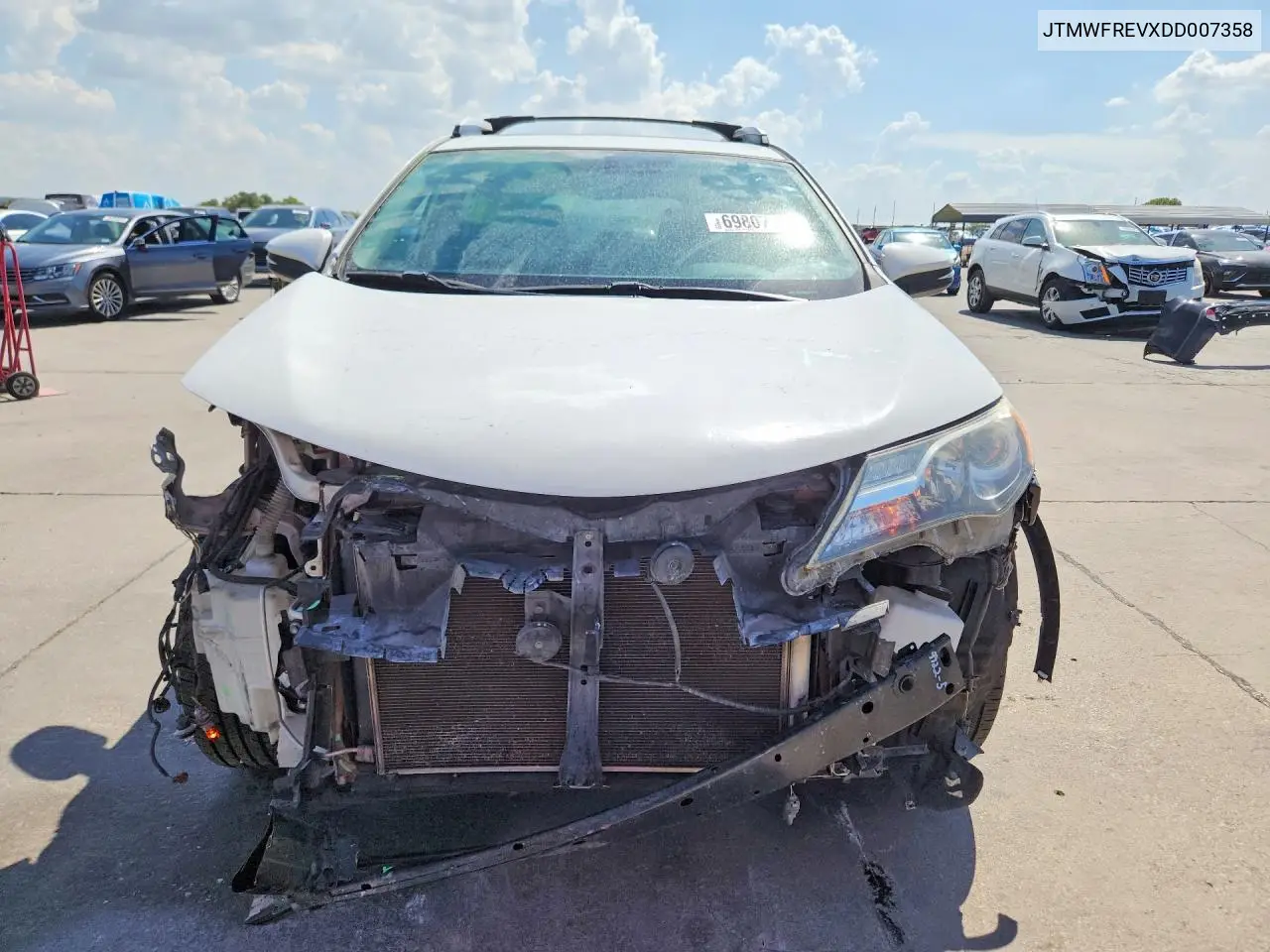 2013 TOYOTA RAV 4 VIN JTMWFREVXDD007358 — фото 5