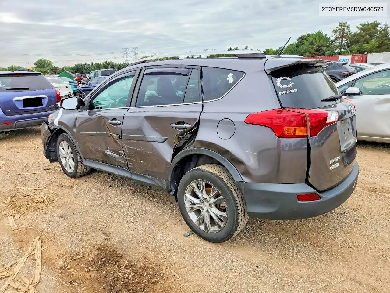 2013 TOYOTA RAV 4 VIN 2T3YFREV6DW046573 — фото 2