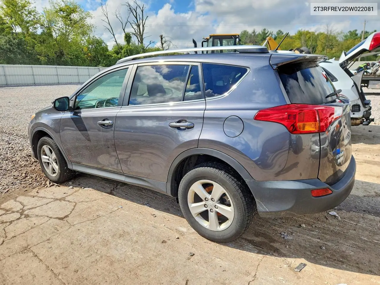 2013 TOYOTA RAV 4 VIN 2T3RFREV2DW022081 — фото 2