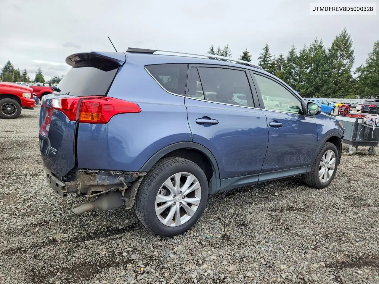 2013 TOYOTA RAV 4 VIN JTMDFREV8D5000328 — фото 3