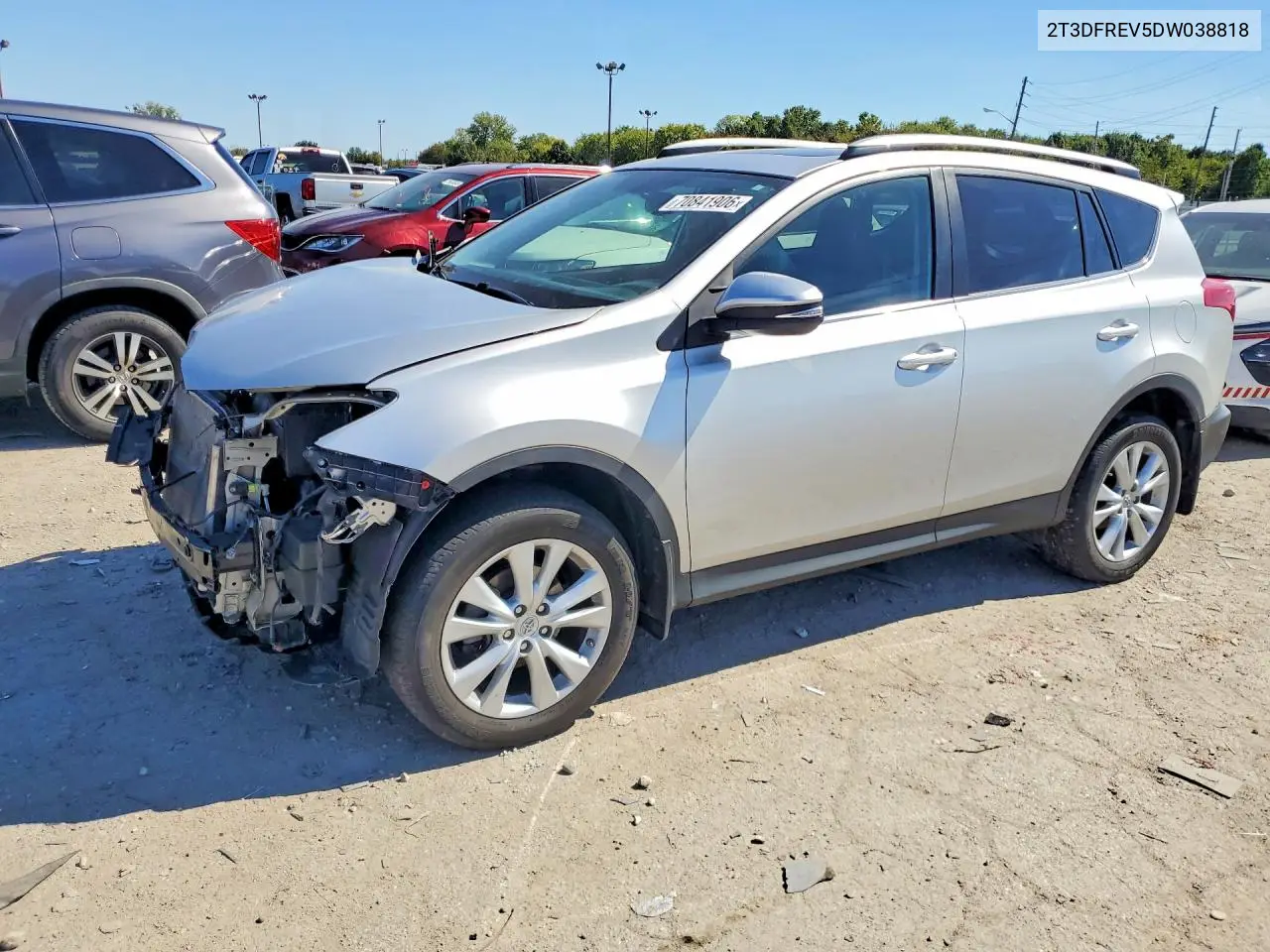 TOYOTA RAV 4 2013, VIN 2T3DFREV5DW038818