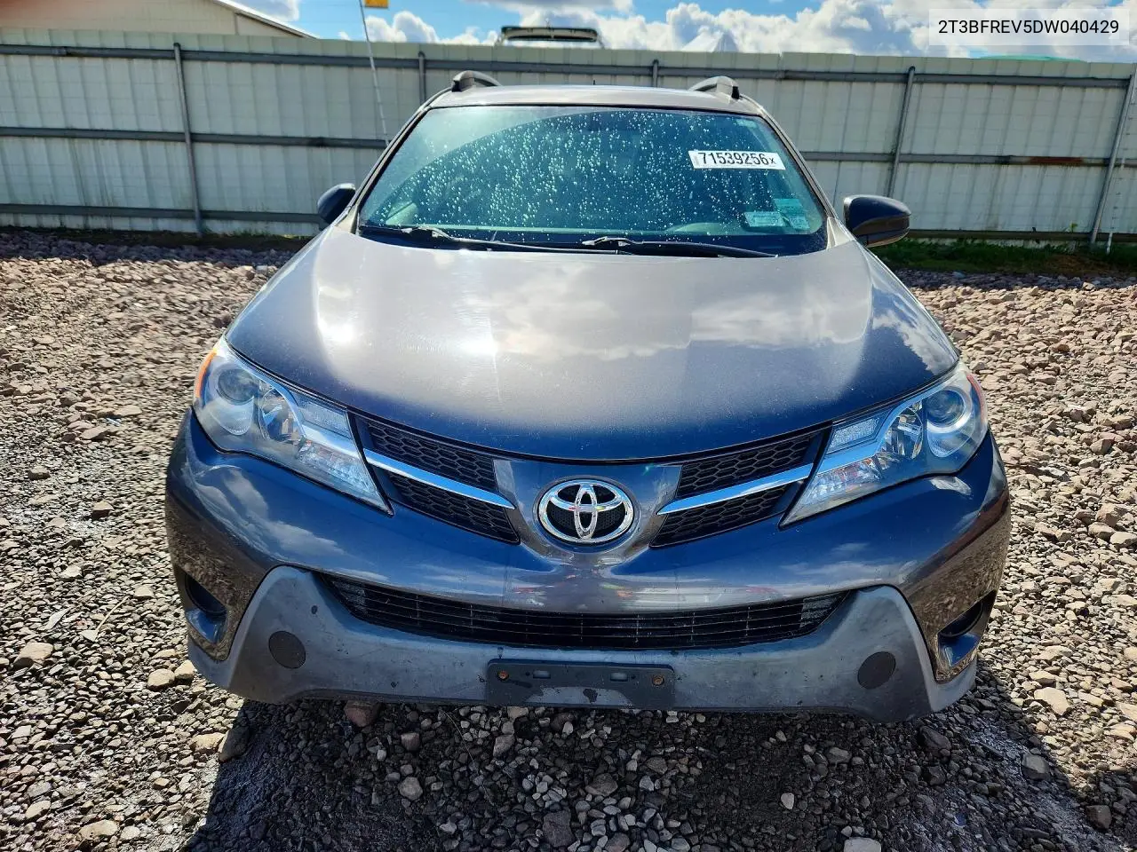 2013 TOYOTA RAV 4 VIN 2T3BFREV5DW040429 — фото 5