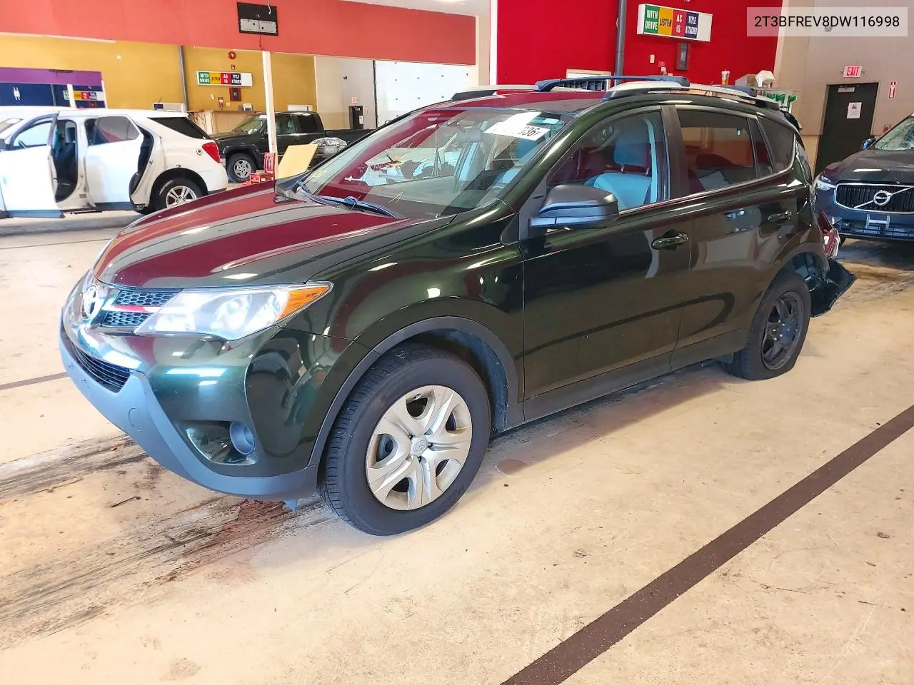 TOYOTA RAV 4 2013, VIN 2T3BFREV8DW116998