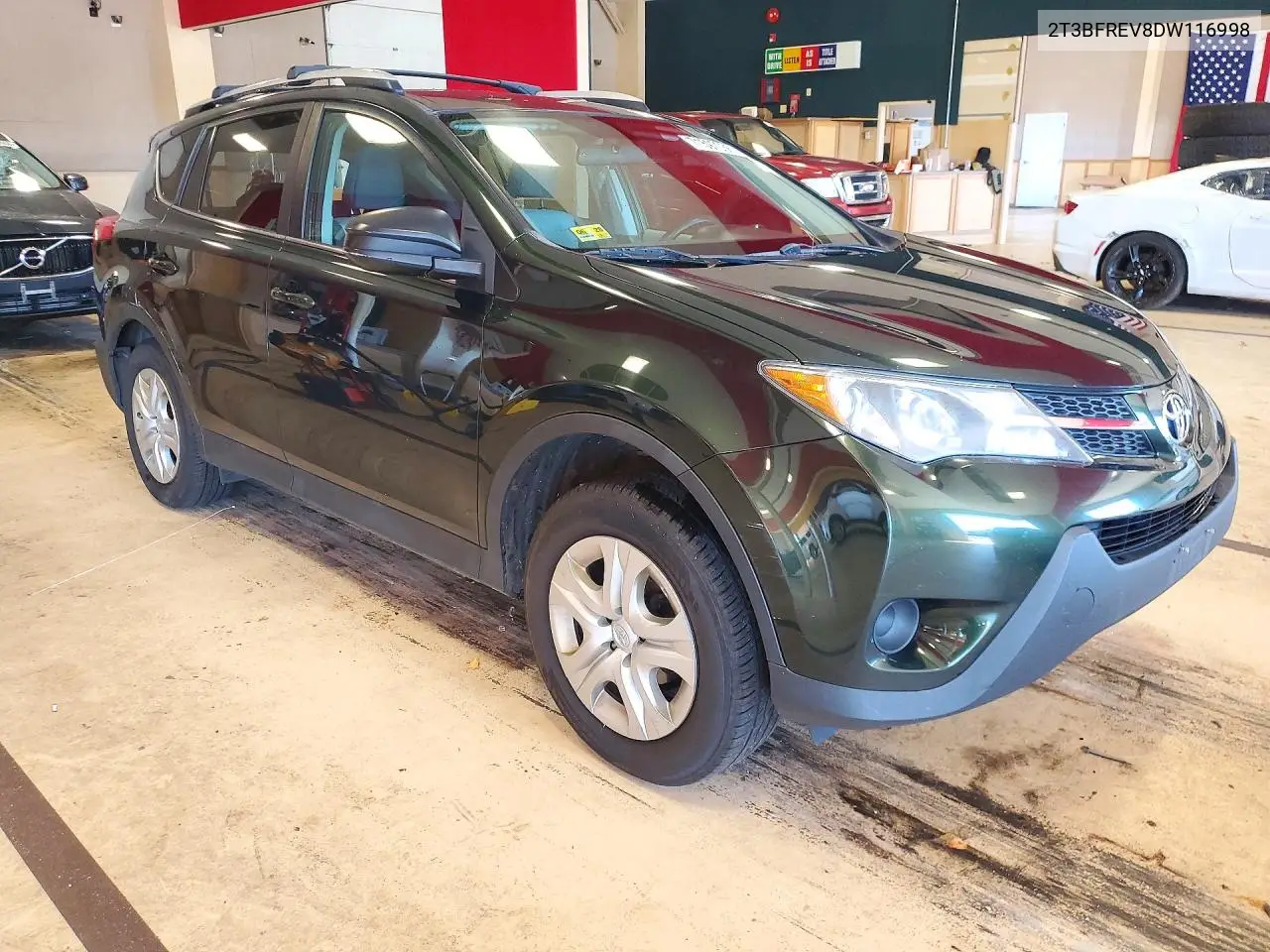 2013 TOYOTA RAV 4 VIN 2T3BFREV8DW116998 — фото 4