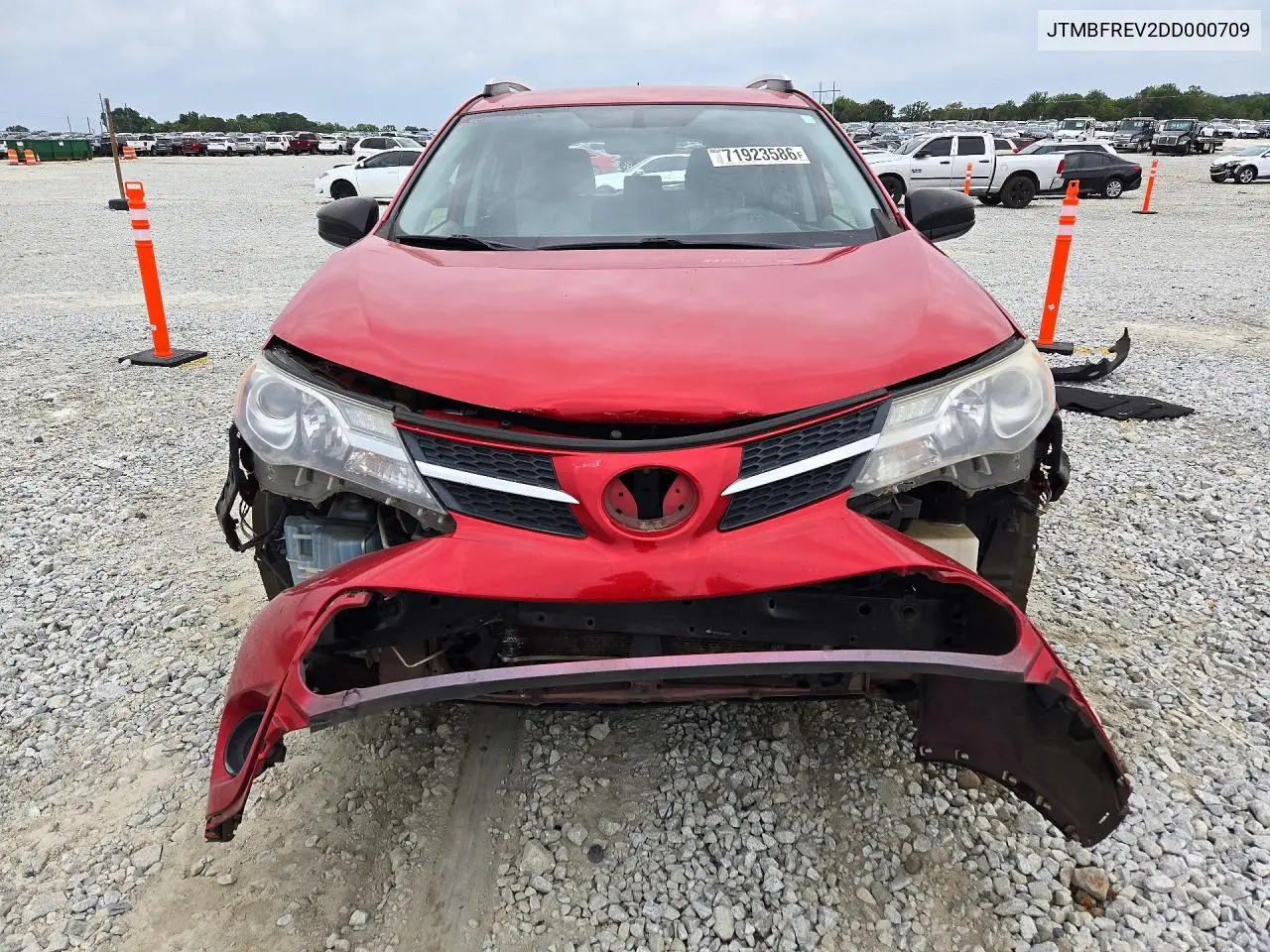 2013 TOYOTA RAV 4 VIN JTMBFREV2DD000709 — фото 5