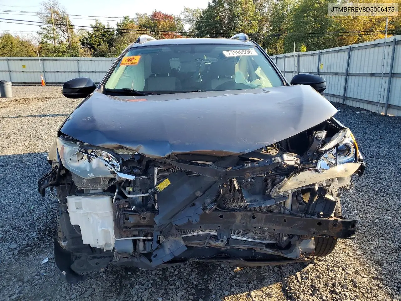 2013 TOYOTA RAV 4 VIN JTMBFREV8D5006475 — фото 5