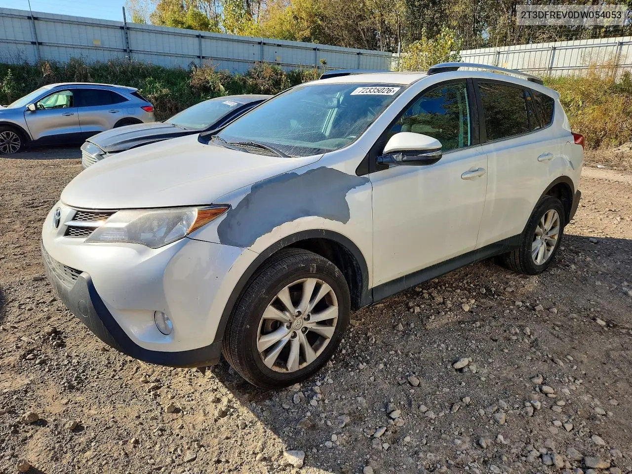 TOYOTA RAV 4 2013, VIN 2T3DFREV0DW054053