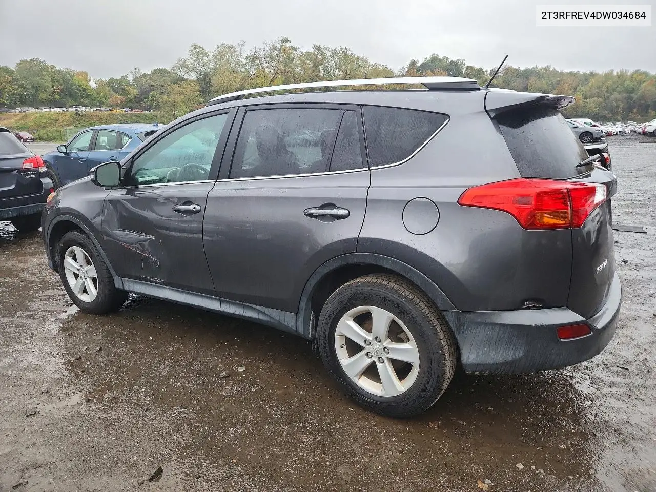 2013 TOYOTA RAV 4 VIN 2T3RFREV4DW034684 — фото 2