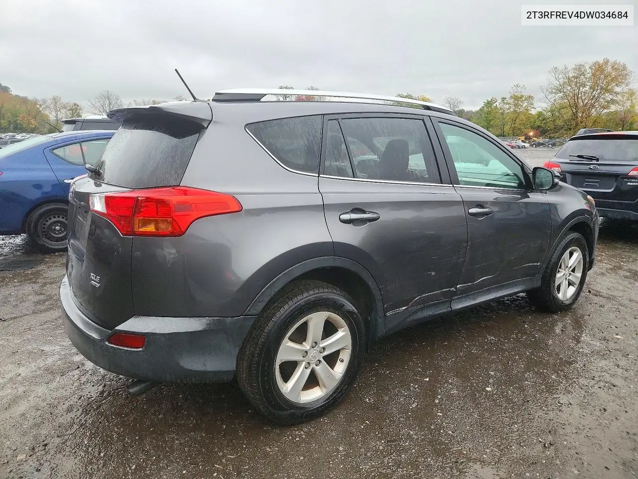 2013 TOYOTA RAV 4 VIN 2T3RFREV4DW034684 — фото 3