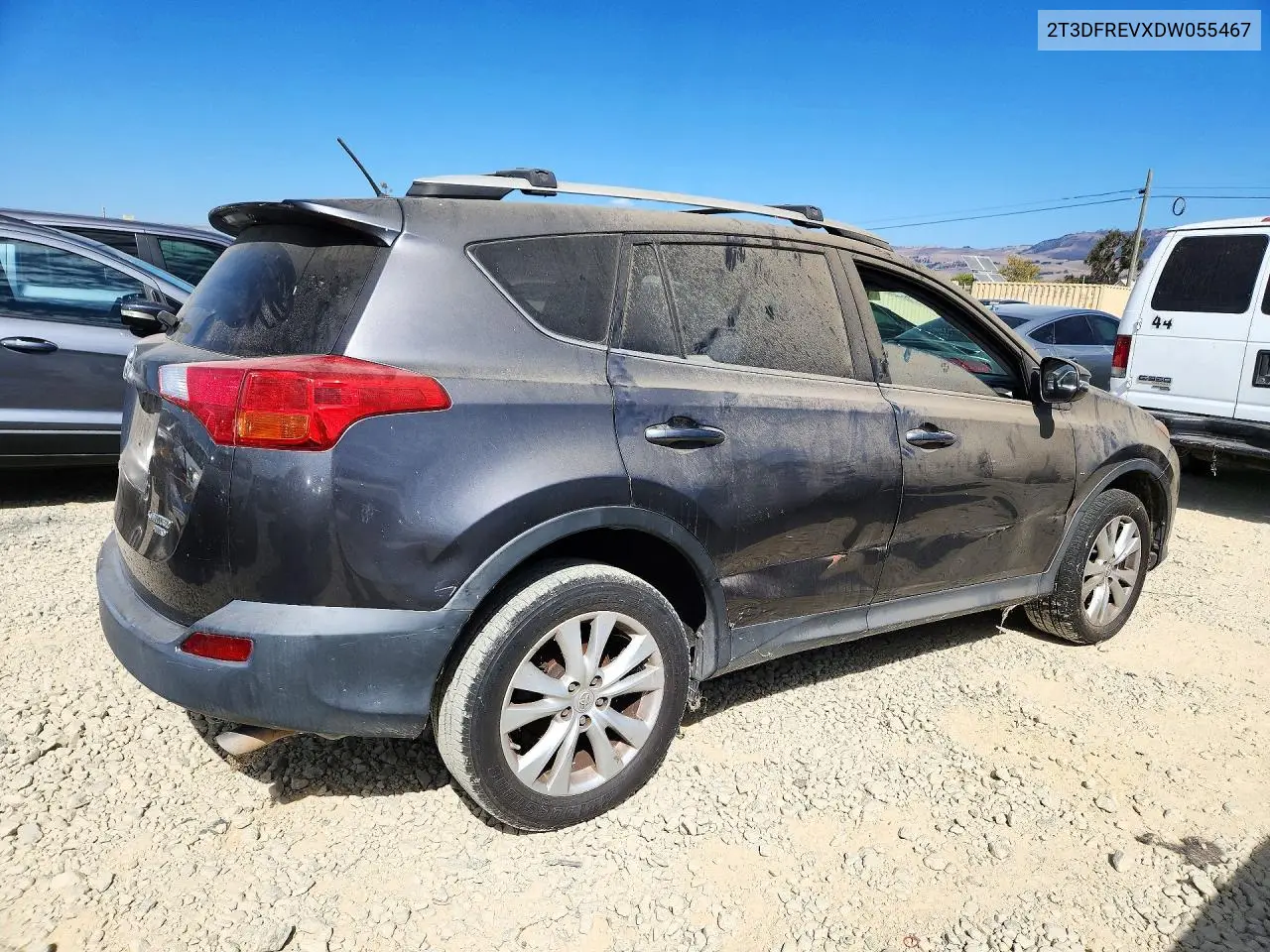 2013 TOYOTA RAV 4 VIN 2T3DFREVXDW055467 — фото 3