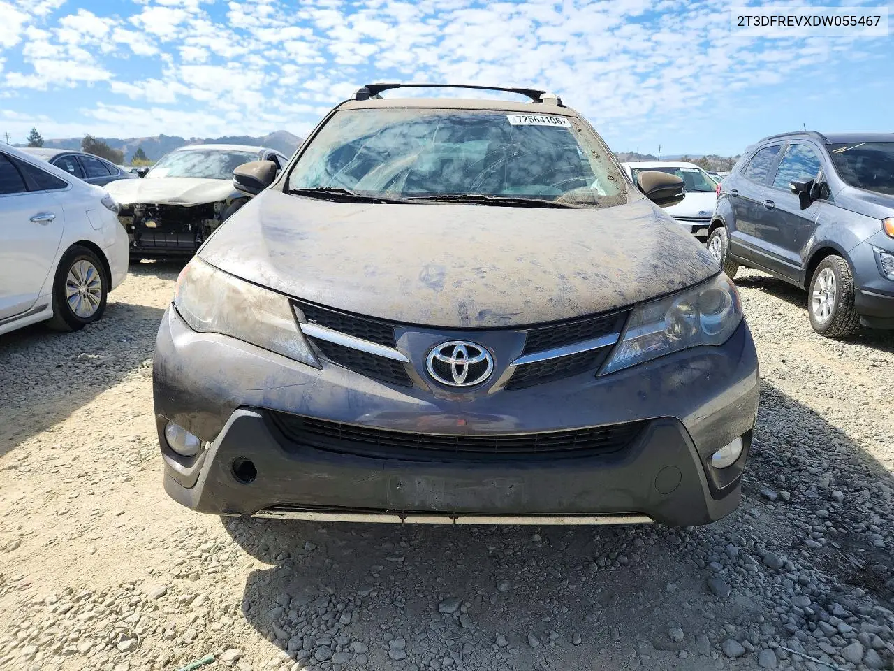 2013 TOYOTA RAV 4 VIN 2T3DFREVXDW055467 — фото 5
