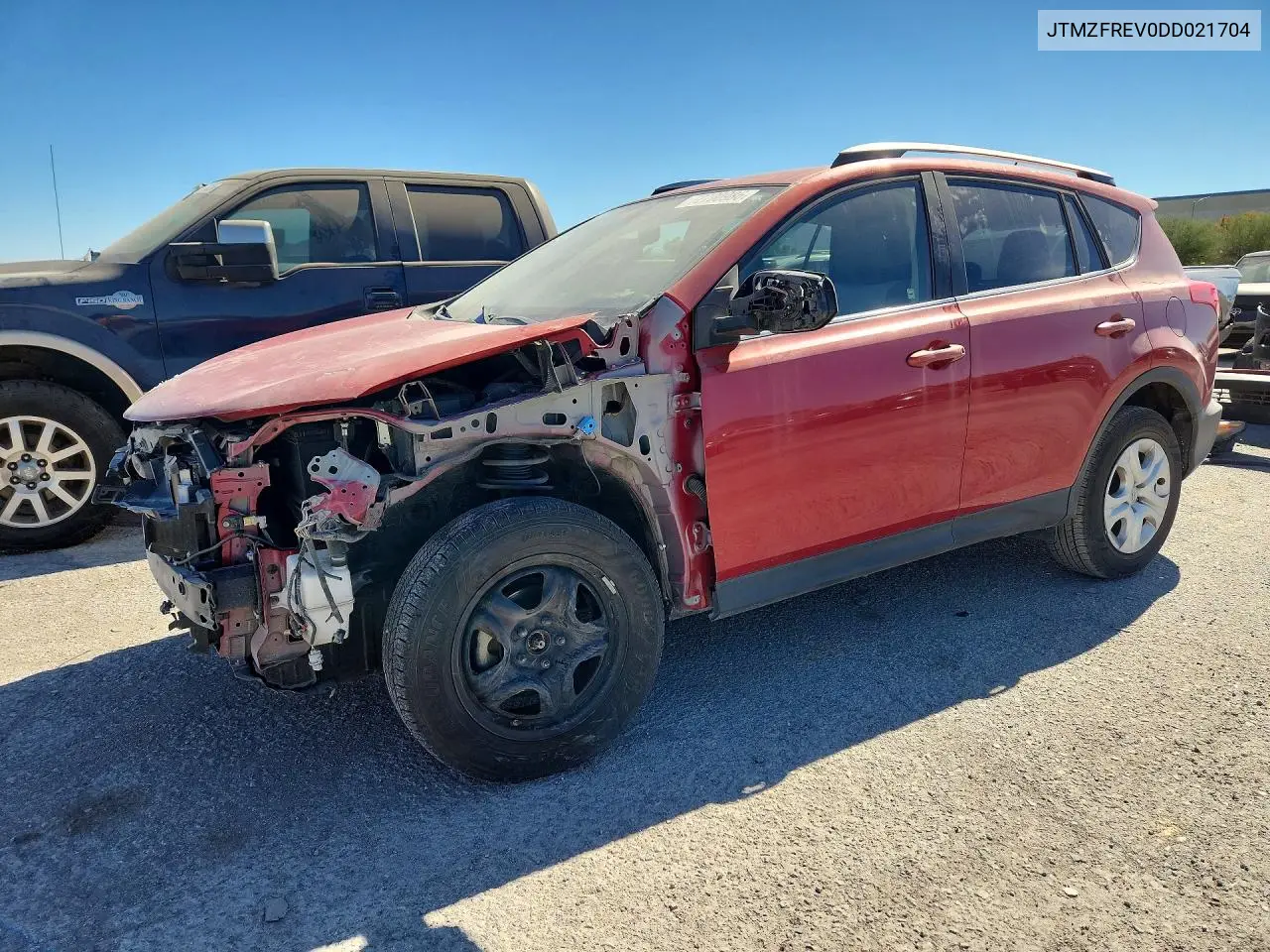 TOYOTA RAV 4 2013, VIN JTMZFREV0DD021704
