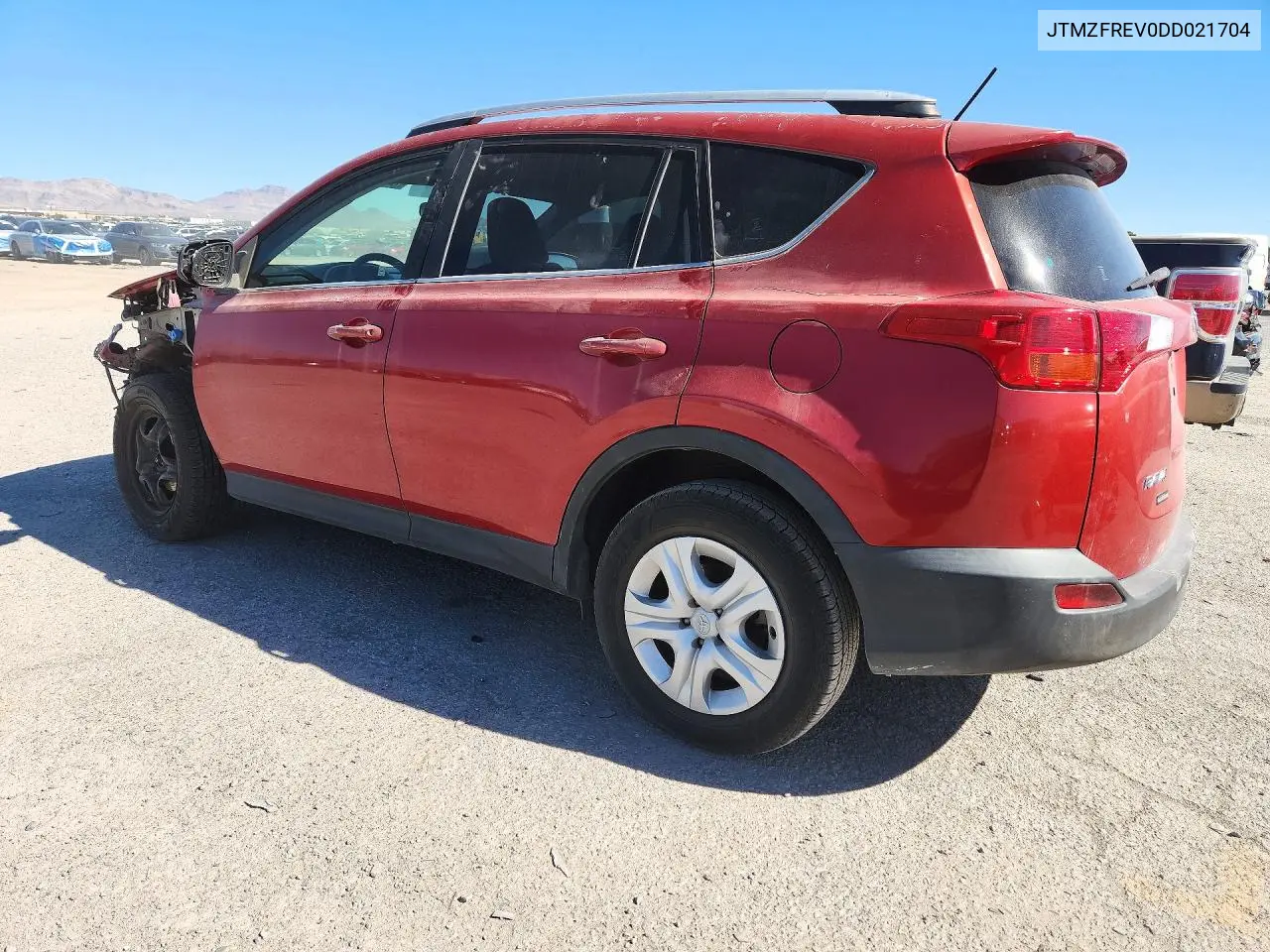 2013 TOYOTA RAV 4 VIN JTMZFREV0DD021704 — фото 2