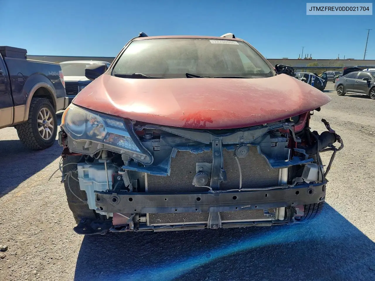 2013 TOYOTA RAV 4 VIN JTMZFREV0DD021704 — фото 5