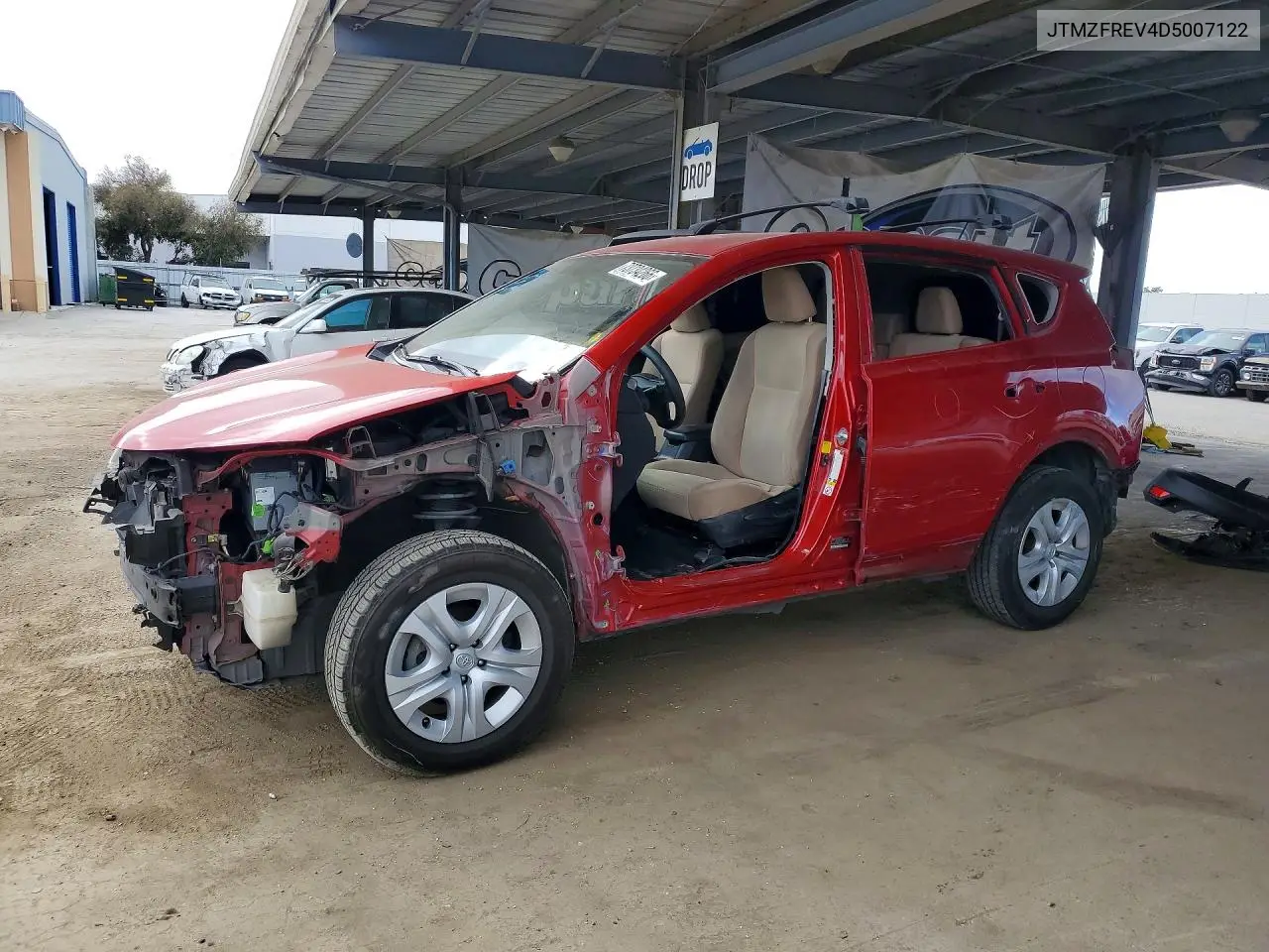 TOYOTA RAV 4 2013, VIN JTMZFREV4D5007122