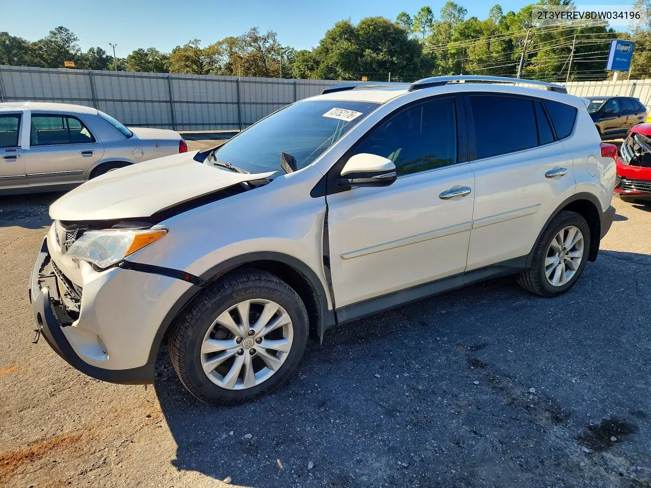 TOYOTA RAV 4 2013, VIN 2T3YFREV8DW034196