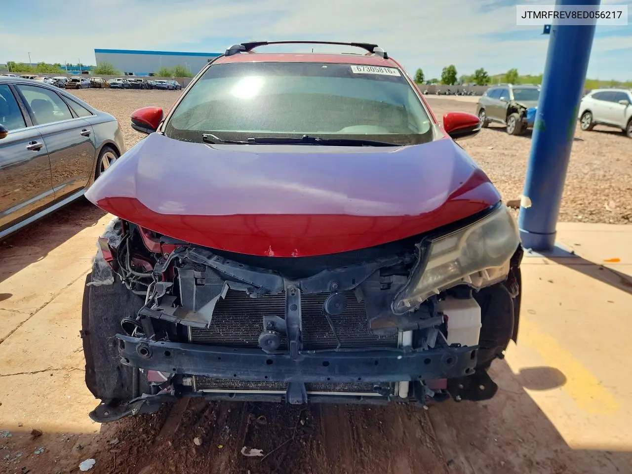 2014 TOYOTA RAV 4 VIN JTMRFREV8ED056217 — фото 5