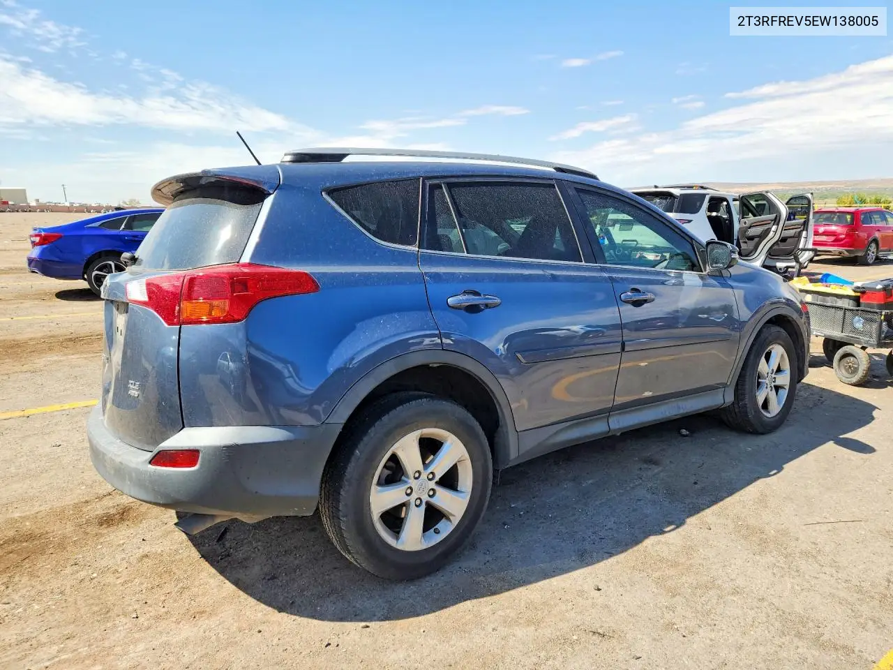 2014 TOYOTA RAV 4 VIN 2T3RFREV5EW138005 — фото 3