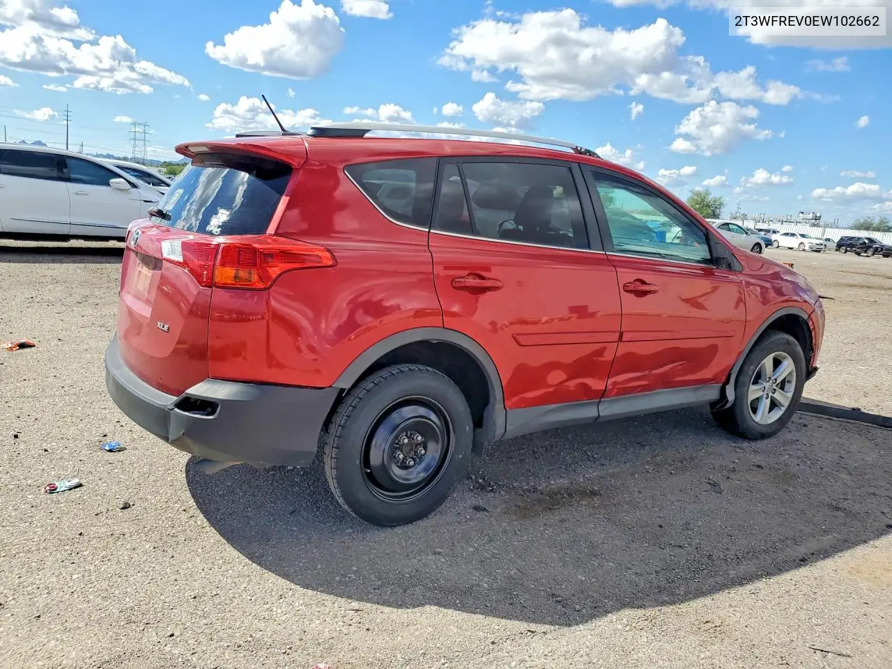 2014 TOYOTA RAV 4 VIN 2T3WFREV0EW102662 — фото 3