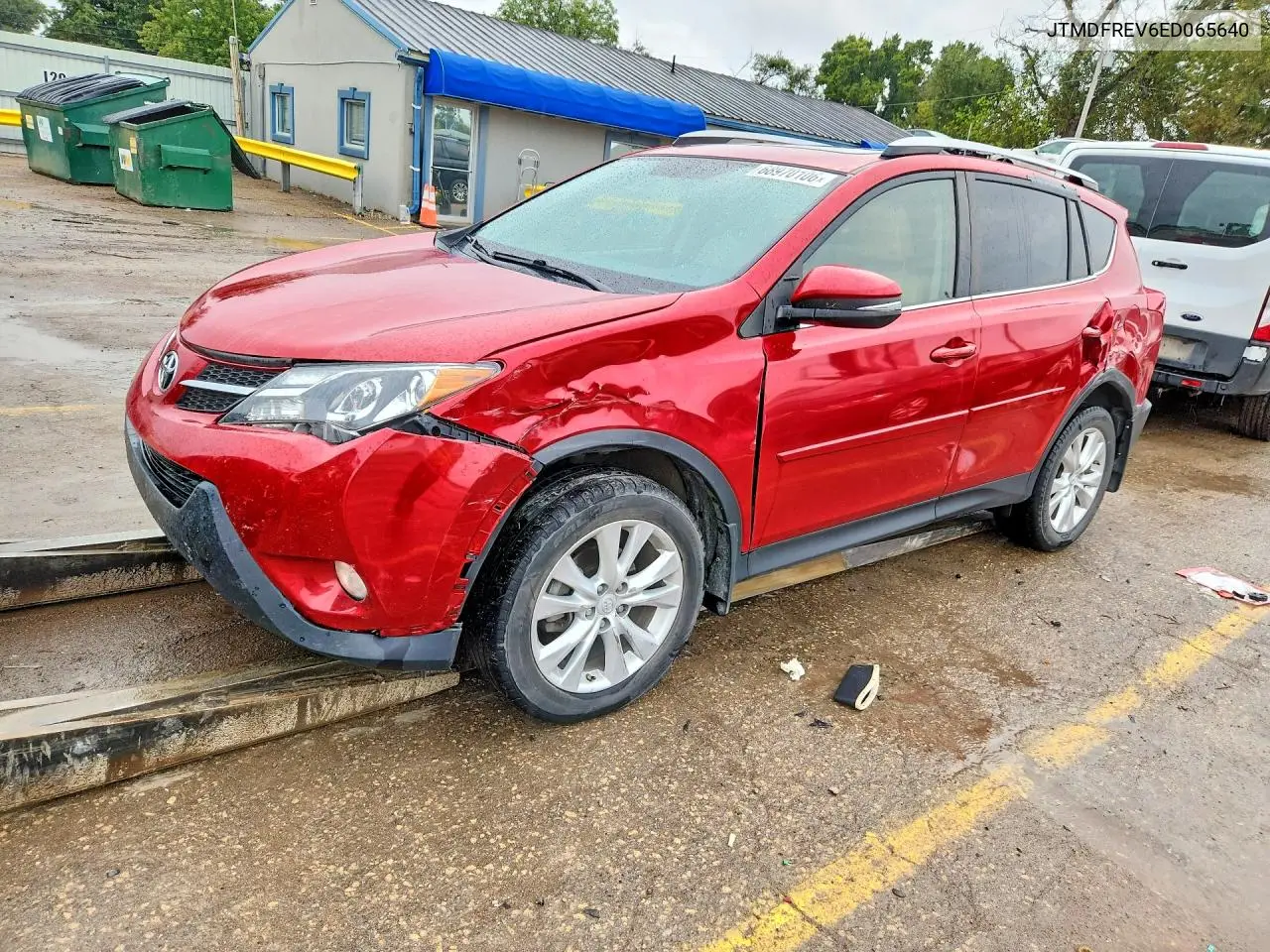 TOYOTA RAV 4 2014, VIN JTMDFREV6ED065640