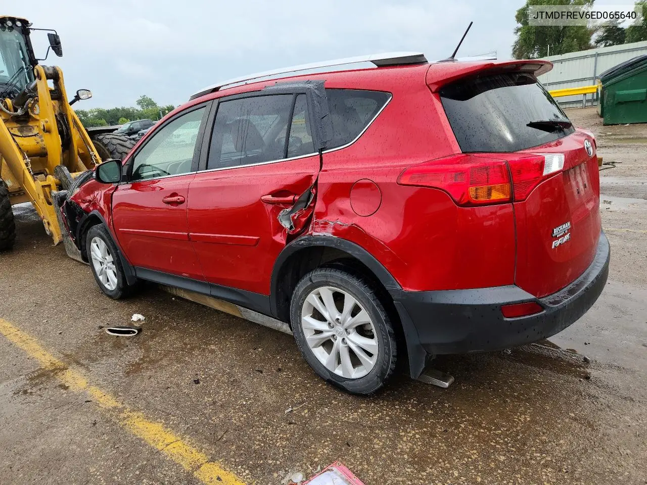 2014 TOYOTA RAV 4 VIN JTMDFREV6ED065640 — фото 2