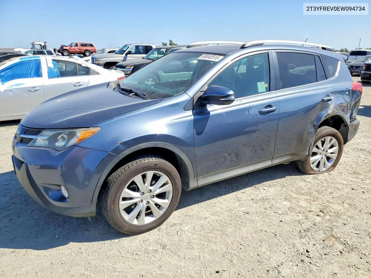 TOYOTA RAV 4 2014, VIN 2T3YFREV0EW094734