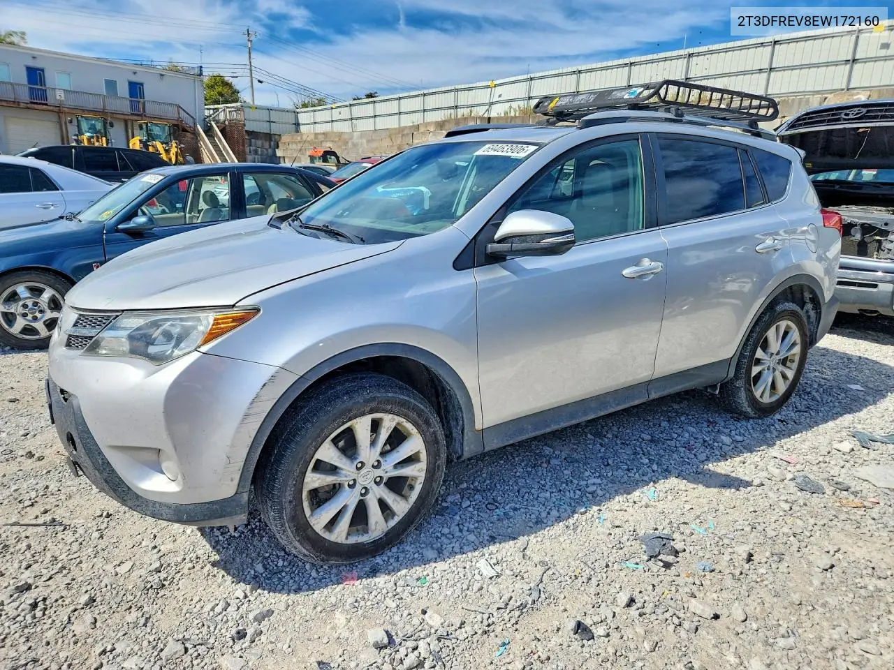 TOYOTA RAV 4 2014, VIN 2T3DFREV8EW172160