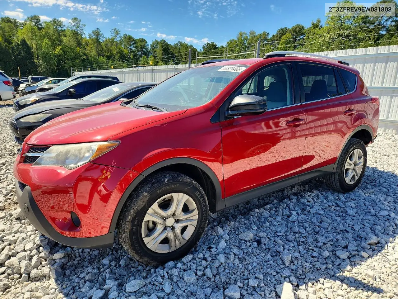 TOYOTA RAV 4 2014, VIN 2T3ZFREV9EW081808