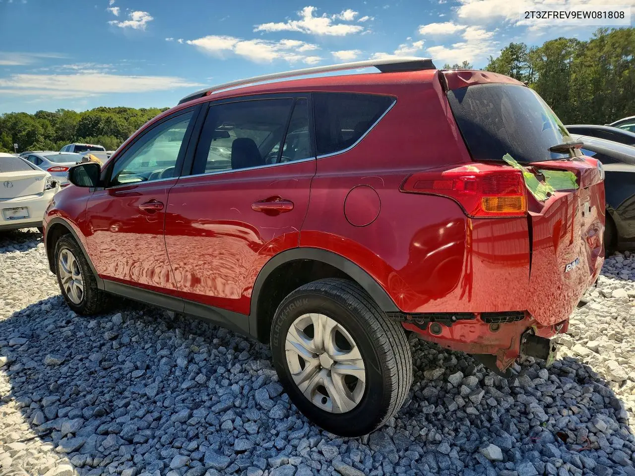 2014 TOYOTA RAV 4 VIN 2T3ZFREV9EW081808 — фото 2