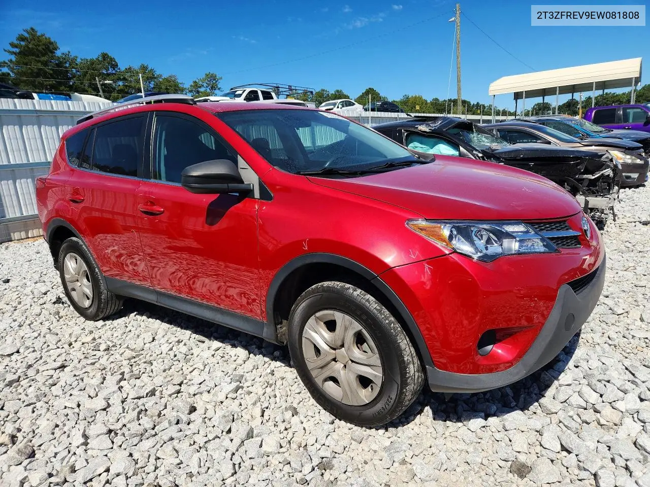 2014 TOYOTA RAV 4 VIN 2T3ZFREV9EW081808 — фото 4