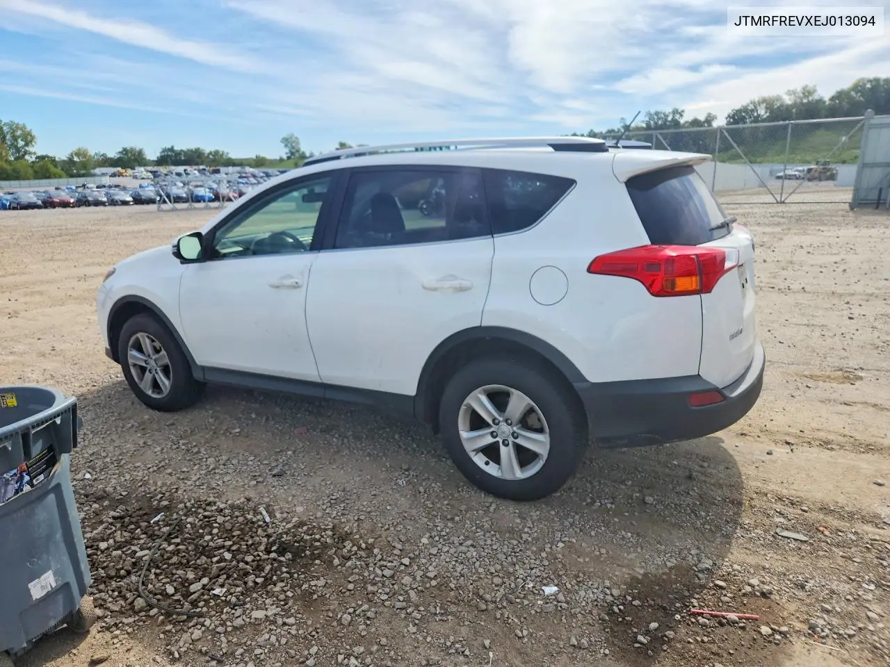 2014 TOYOTA RAV 4 VIN JTMRFREVXEJ013094 — фото 2