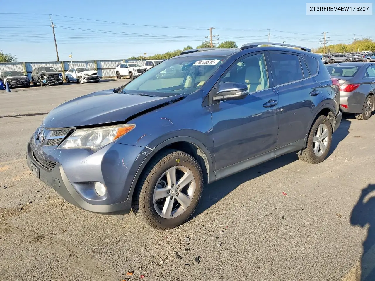 TOYOTA RAV 4 2014, VIN 2T3RFREV4EW175207