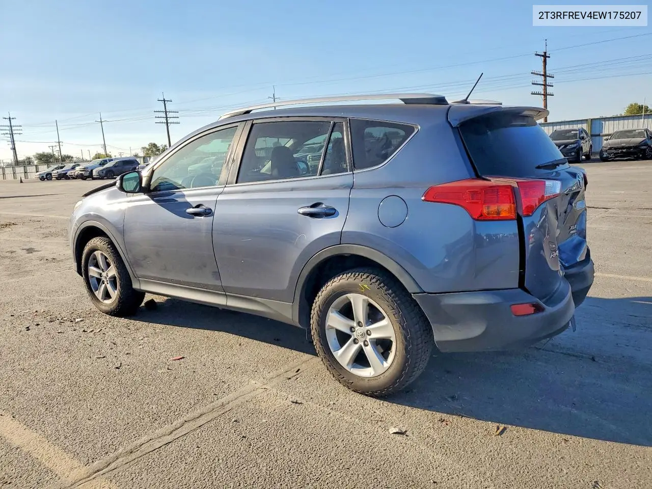 2014 TOYOTA RAV 4 VIN 2T3RFREV4EW175207 — фото 2