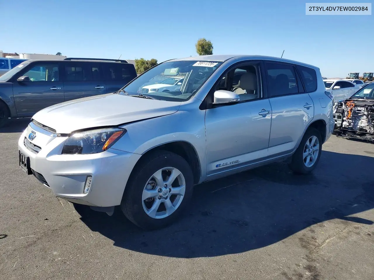 TOYOTA RAV 4 2014, VIN 2T3YL4DV7EW002984