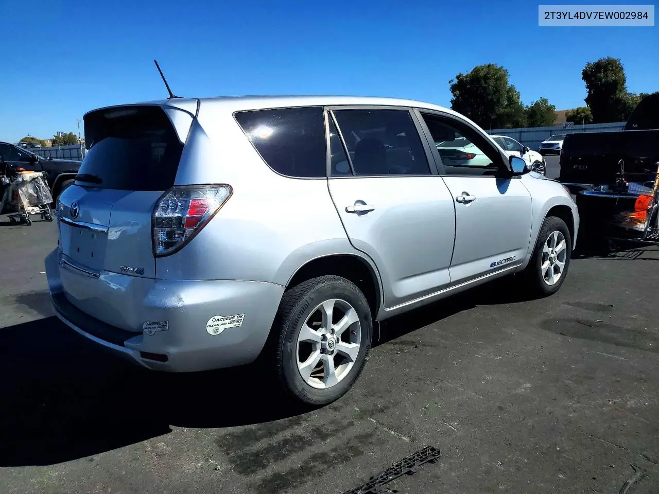 2014 TOYOTA RAV 4 VIN 2T3YL4DV7EW002984 — фото 3