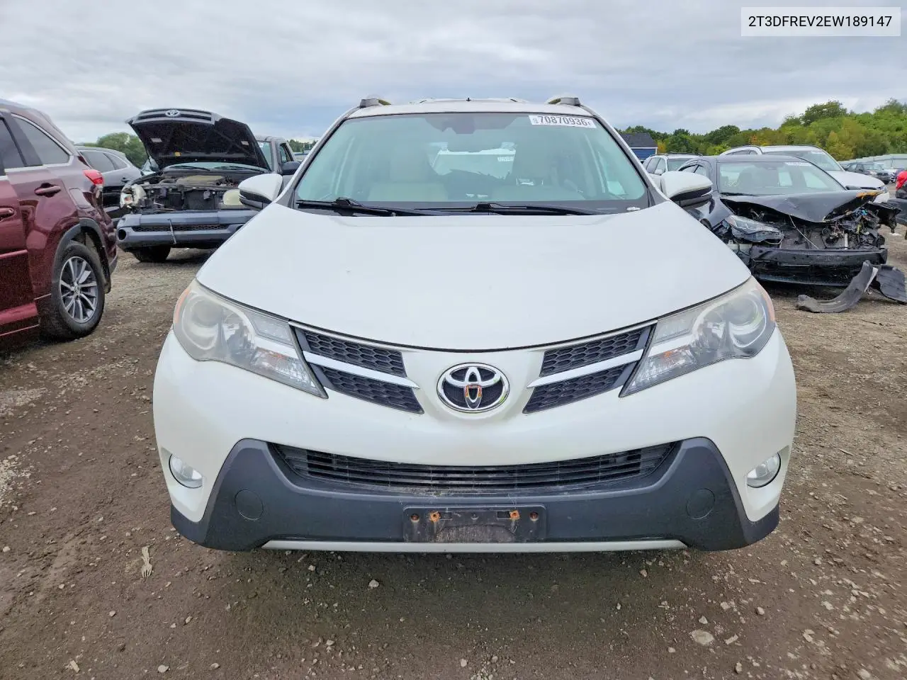 2014 TOYOTA RAV 4 VIN 2T3DFREV2EW189147 — фото 5