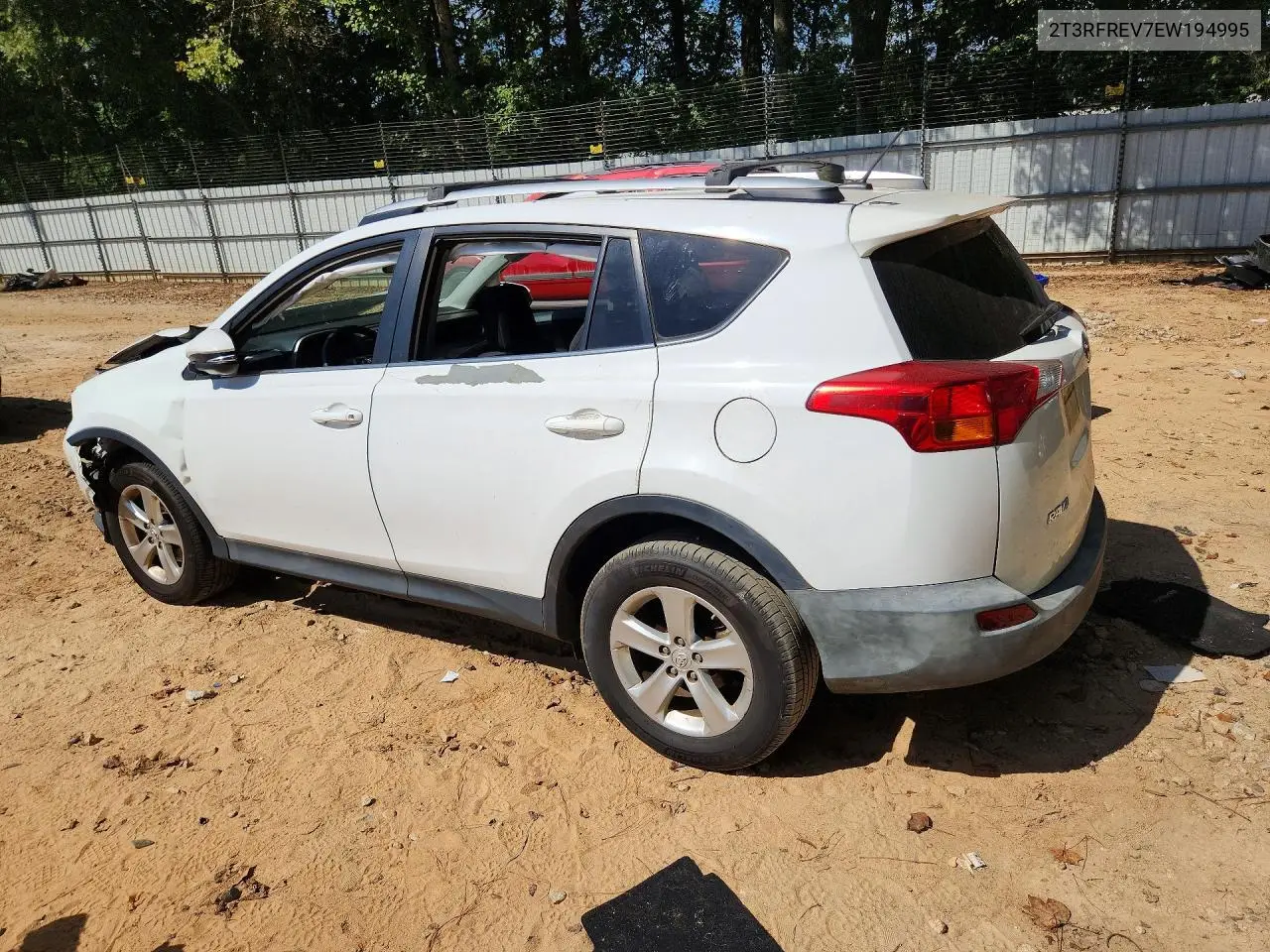 2014 TOYOTA RAV 4 VIN 2T3RFREV7EW194995 — фото 2