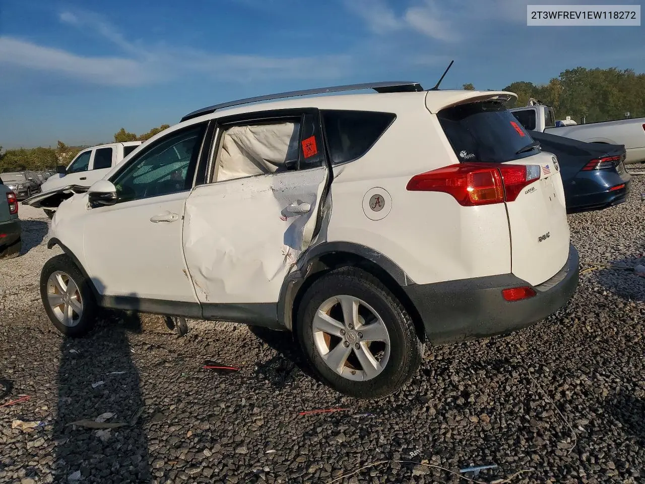 2014 TOYOTA RAV 4 VIN 2T3WFREV1EW118272 — фото 2
