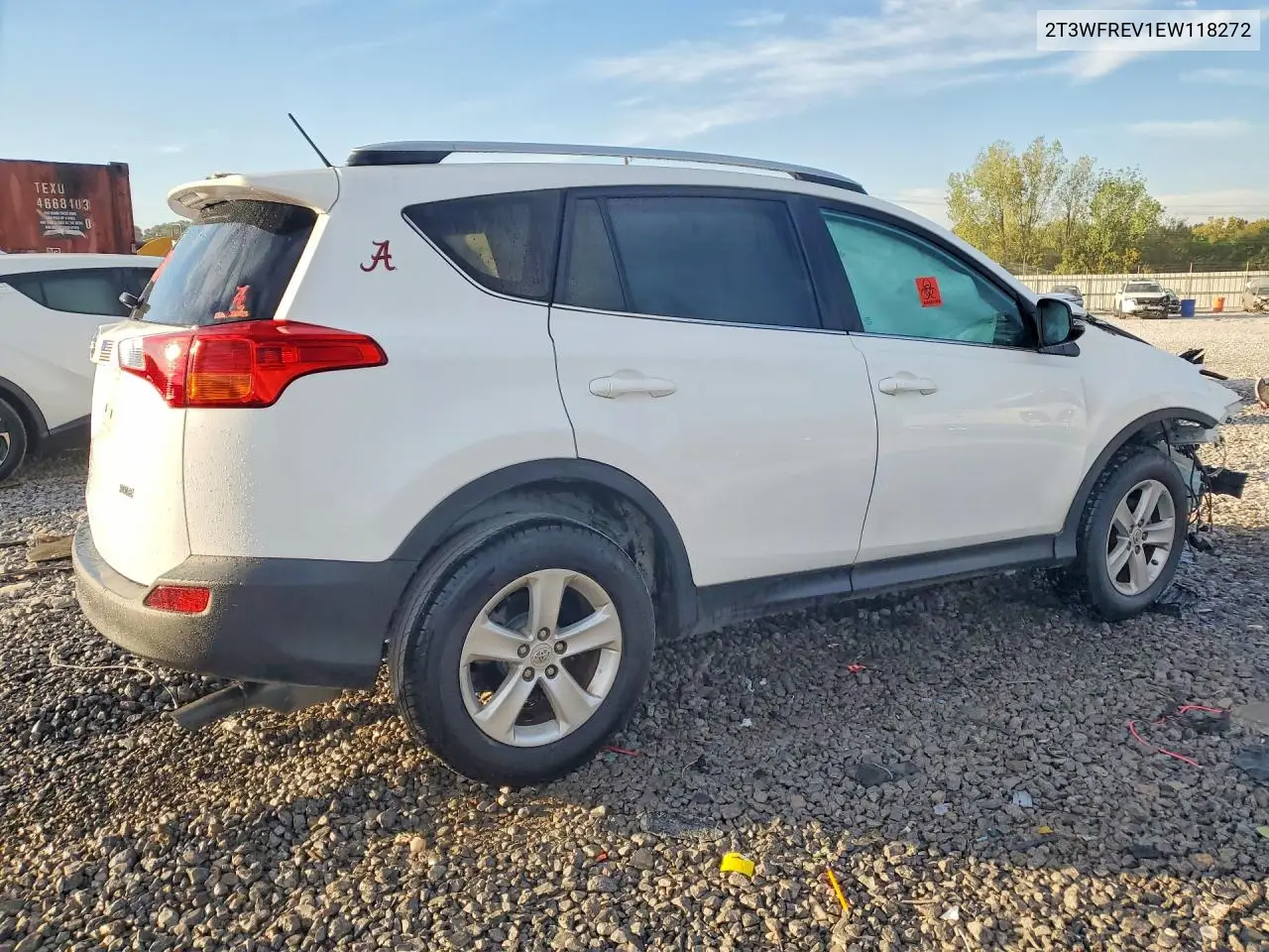 2014 TOYOTA RAV 4 VIN 2T3WFREV1EW118272 — фото 3