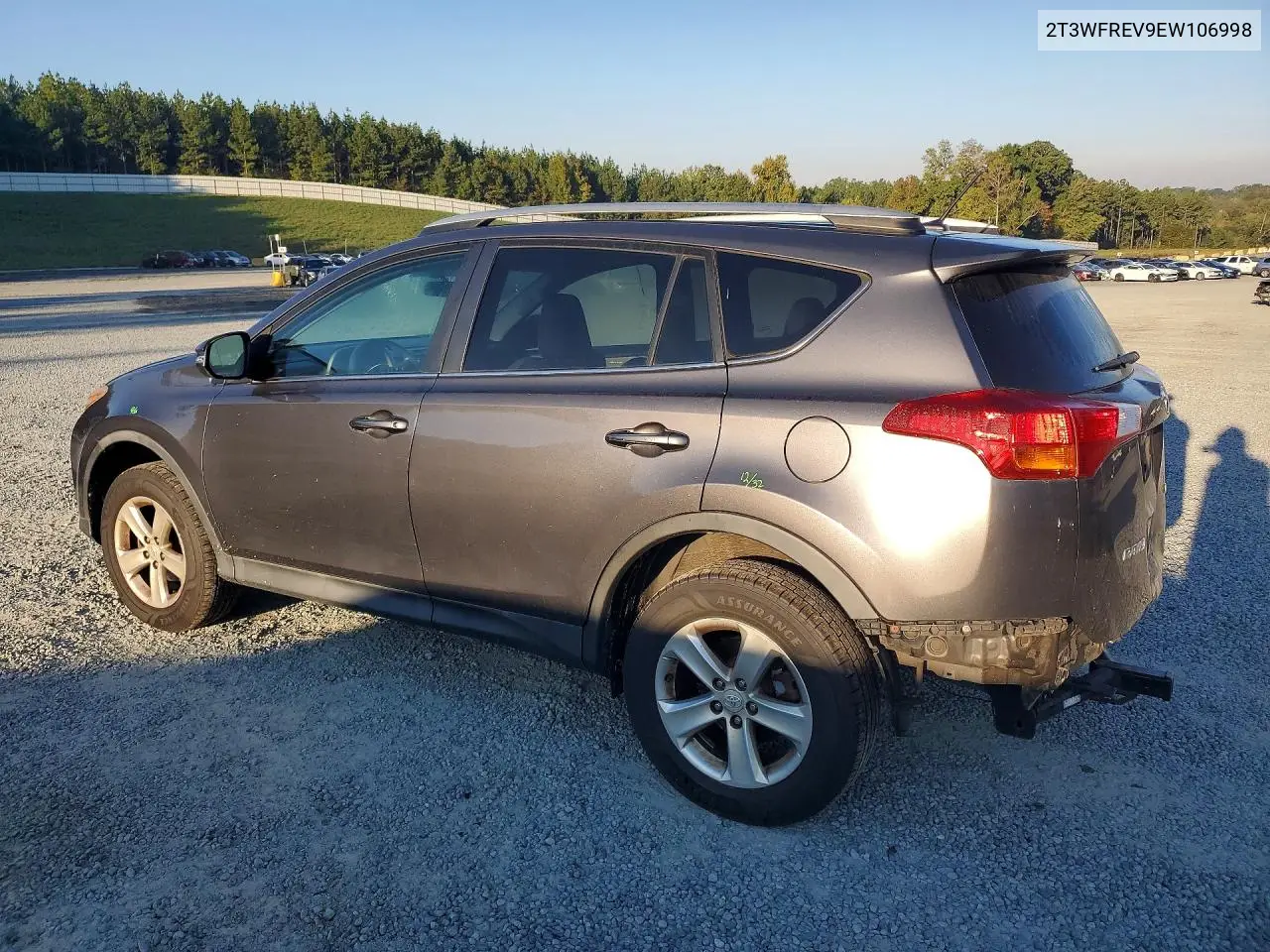 2014 TOYOTA RAV 4 VIN 2T3WFREV9EW106998 — фото 2