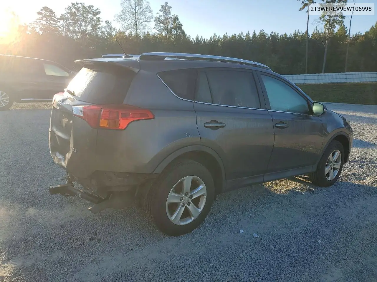 2014 TOYOTA RAV 4 VIN 2T3WFREV9EW106998 — фото 3