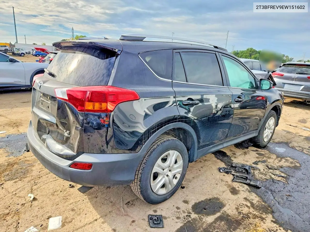 2014 TOYOTA RAV 4 VIN 2T3BFREV9EW151602 — фото 3