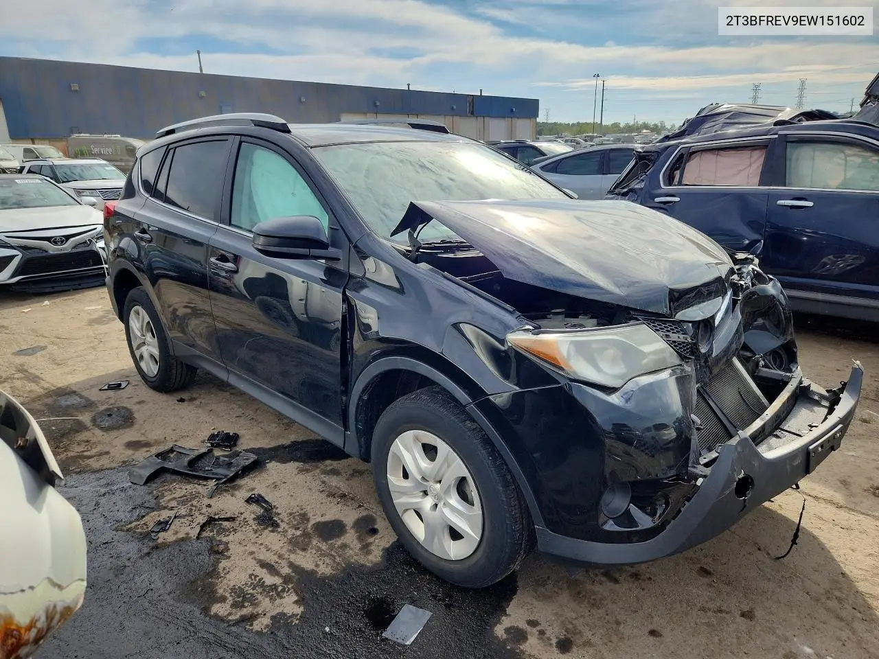 2014 TOYOTA RAV 4 VIN 2T3BFREV9EW151602 — фото 4