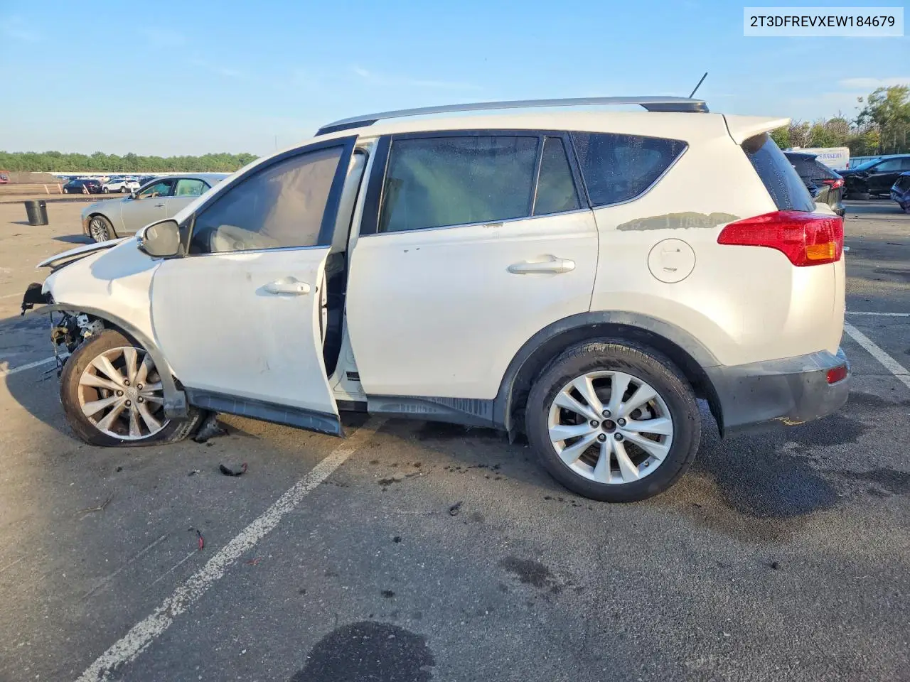 2014 TOYOTA RAV 4 VIN 2T3DFREVXEW184679 — фото 2