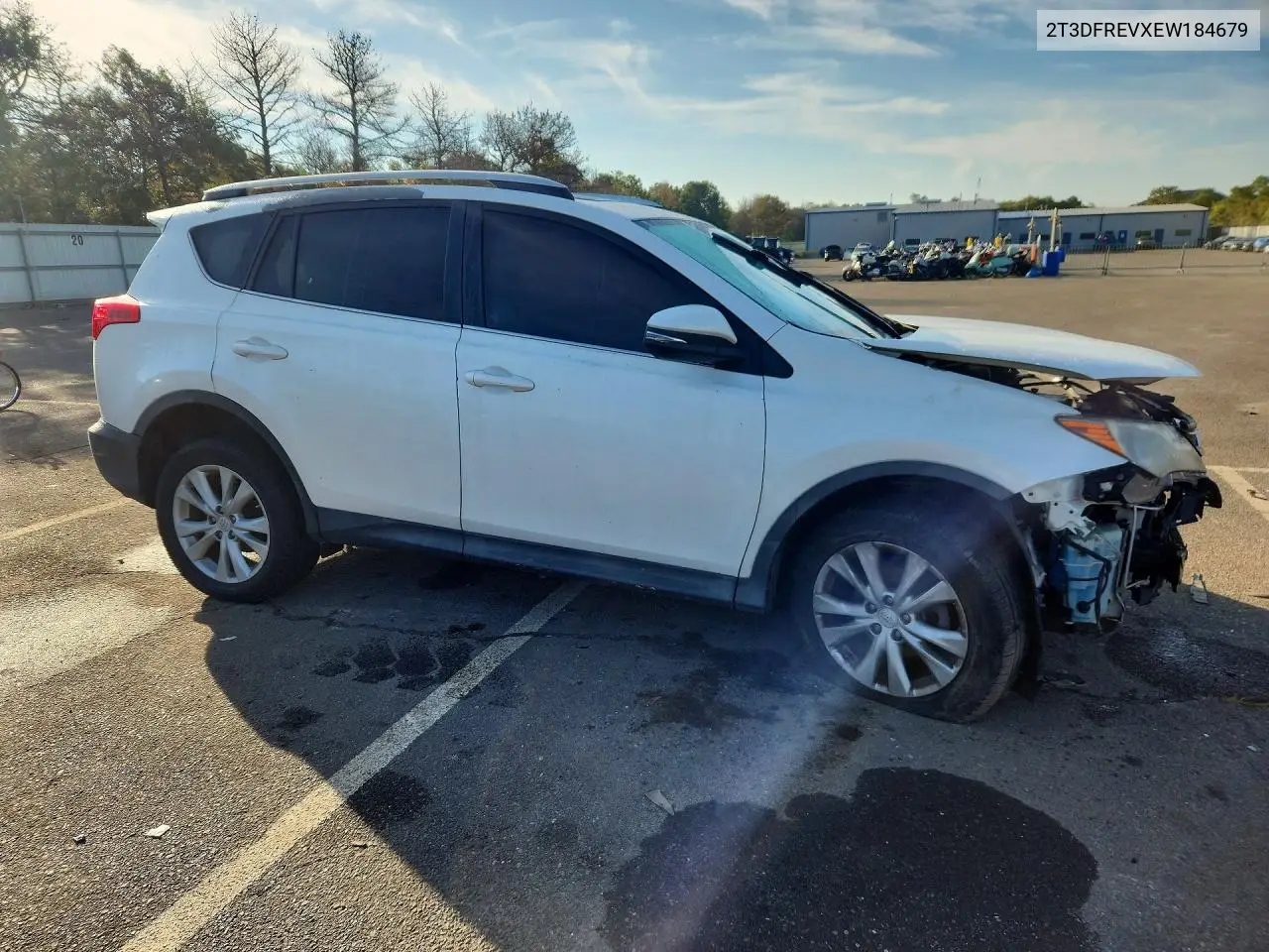 2014 TOYOTA RAV 4 VIN 2T3DFREVXEW184679 — фото 4