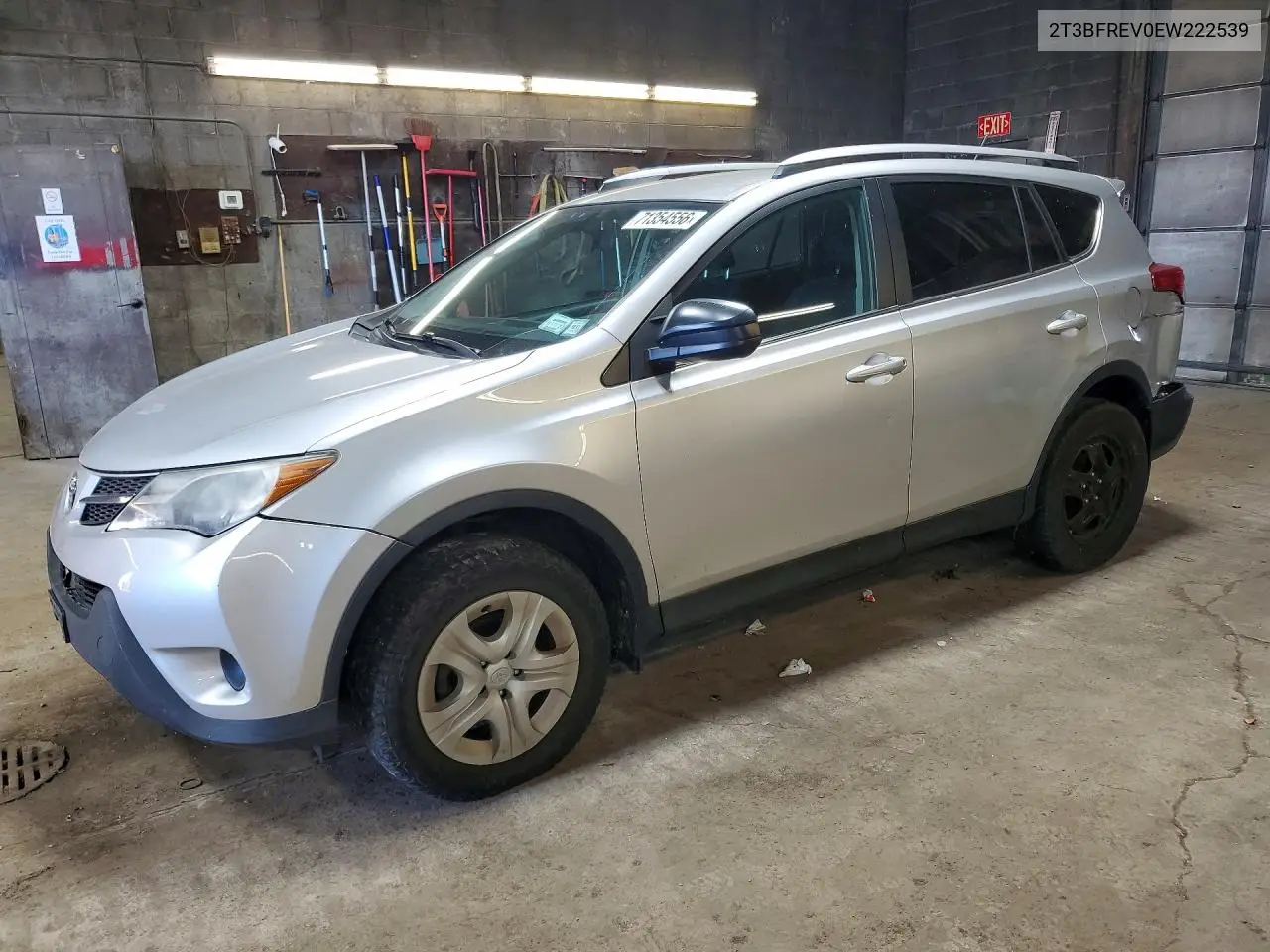 TOYOTA RAV 4 2014, VIN 2T3BFREV0EW222539