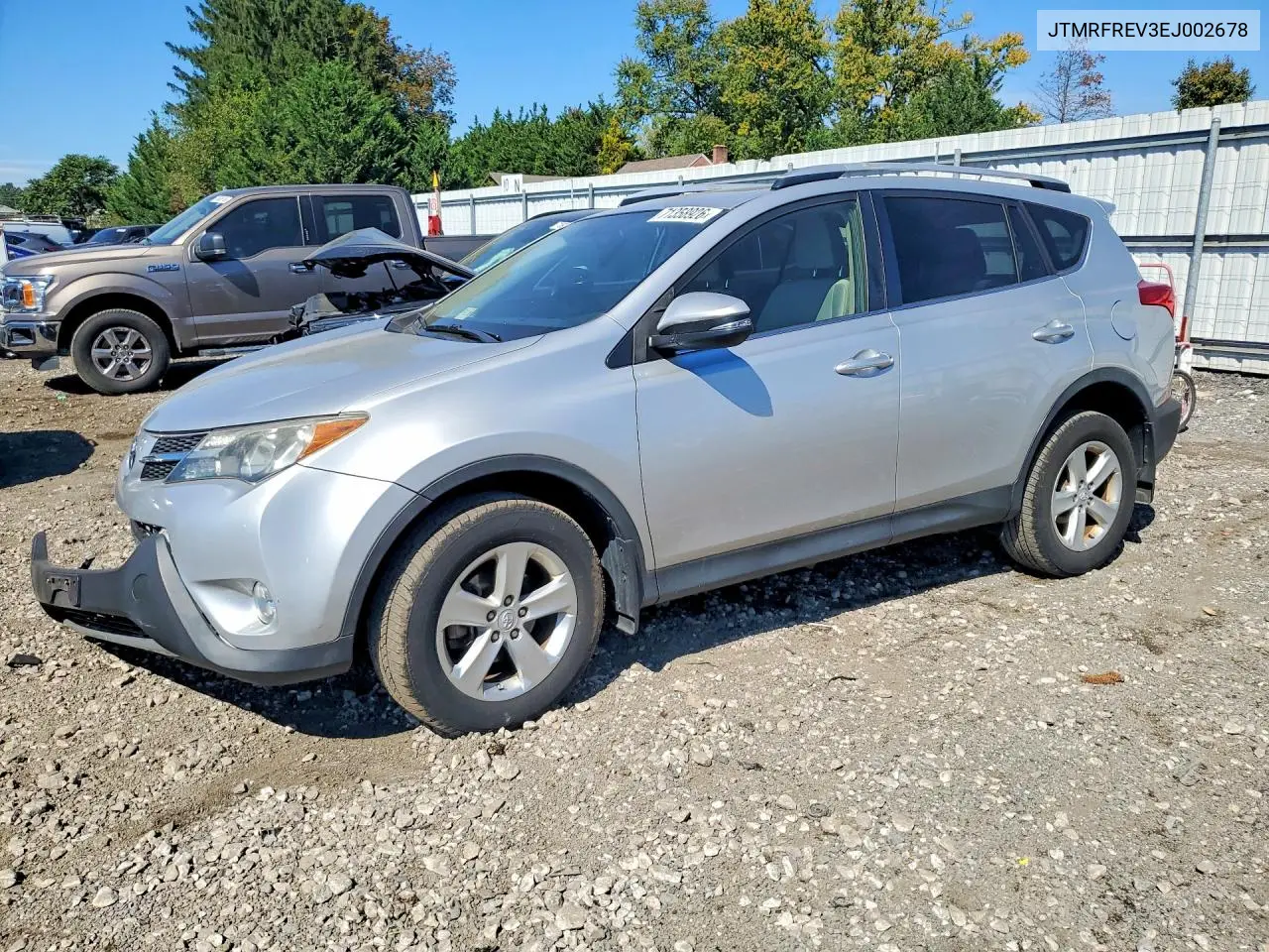 TOYOTA RAV 4 2014, VIN JTMRFREV3EJ002678