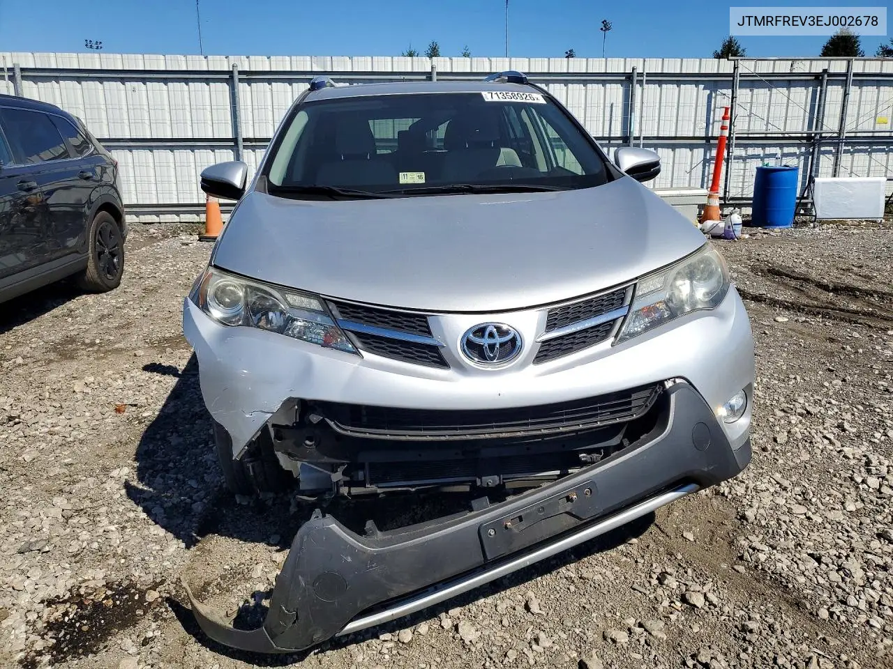 2014 TOYOTA RAV 4 VIN JTMRFREV3EJ002678 — фото 5