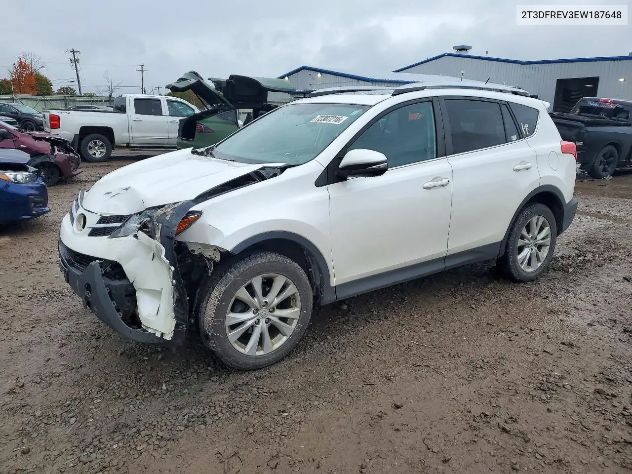 TOYOTA RAV 4 2014, VIN 2T3DFREV3EW187648